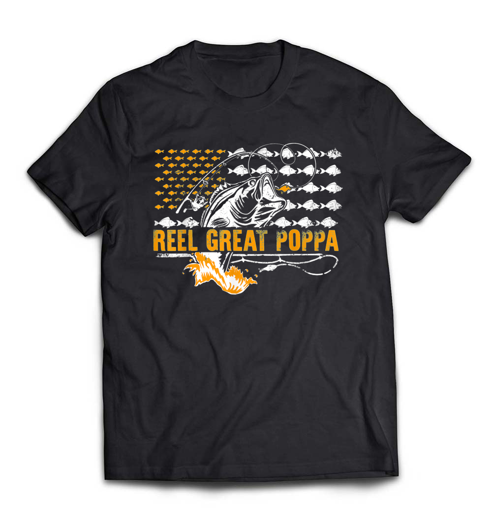 Reel Great Poppa Fishing T-Shirt: The Perfect Father’s Day Gift